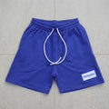MAY20 shorts in royal blue, front view