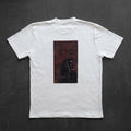 Marwari tee in white, back print