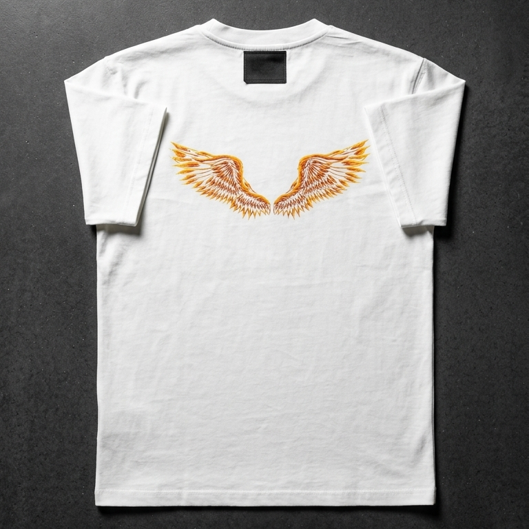 Winged Crest — White